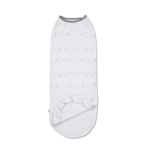Nanit Swaddle Sleepwear - Chevron Raindrops - Newborn Size