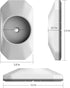 Baby Gate Wall Protector - Protect Walls & Doorways from Pet & Dog Gates - for Child Pressure Mounted Stair Safety Gate- 8 Pack, White