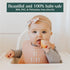 Simka Rose Silicone Baby Bibs with Food Catcher, Adjustable Soft Bib for Boys & Girls, High Chair