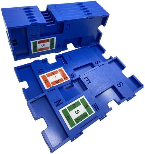 8PCS Bridge Game Duplicate Boards, Bridge Kit for Cards Game, Each Board Includes Directions, Dealer, Suit for Parties