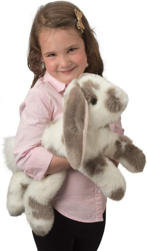 Douglas Ramsey Gray Spotted Bunny Rabbit Plush Stuffed Animal Toy