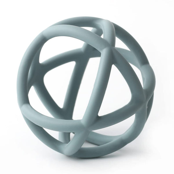 Baby Teether Ball Toy, BPA Free Silicone Soft Ball, Easy to Hold Teether for Babies Ages 6 Months+ (Ether)