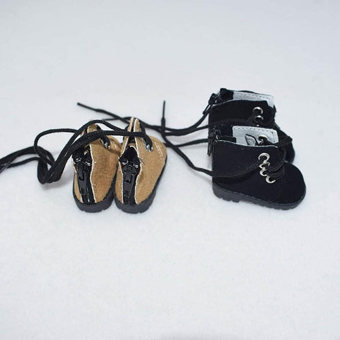 niannyyhouse 20cm Plush Doll Leather Shoes, Length 5.4cm for 8in Doll Accessories (White)