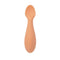 Nuby Silicone Mini Spoons (2-Pack) for Baby-Led Weaning, 4+ Months, Orange
