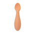 Nuby Silicone Mini Spoons (2-Pack) for Baby-Led Weaning, 4+ Months, Orange