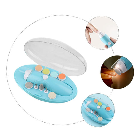 Set Rechargeable Electric Nail Grinder with Multi-purpose Grinding Heads for Adults Boy Girl and Pets Usb Charging