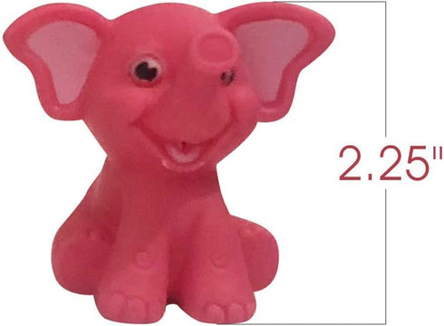 ArtCreativity Pack of 12 Rubber Water Squirting Elephants, Safe Bathtub and Pool Toys for Kids