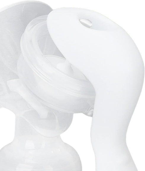 Shanrya Breast Pump, Adjustable Suction Silicone Hand Pump Breastfeeding, Portable Manual Breast Pump for Nursing