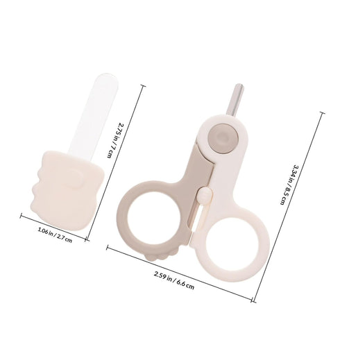 Trimmer Set Nail Clippers and for Infants with Stainless Steel Protective Nail Cutter, File, and Polishing Stick