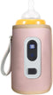 EVGATSAUTO USB Portable Baby Bottle Warmer, Adjustable Temperature LCD Screen, Travel Friendly