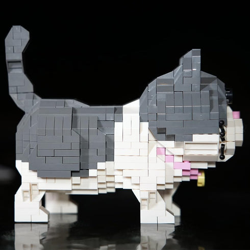 Myweyde 673Pcs) Black Cat Building Blocks, Micro Building Blocks Cats, Cute Animal Series Micro Mini Building Blocks
