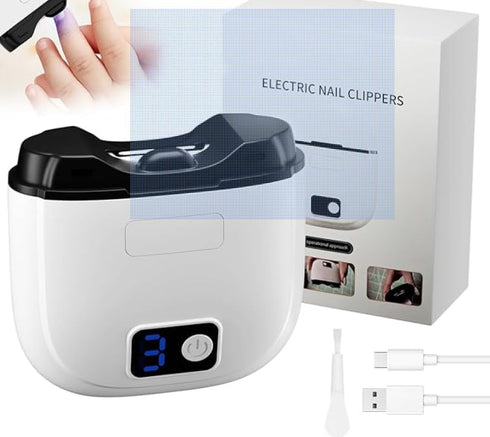 MIRAIWATIMO Electric Nail Clipper,3 in1 Portable toenail Clippers for Seniors