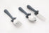 Grabease Toddler Silverware Set - Forks, Spoons and Knives, BPA and Phthalates-Free, Dishwasher Safe, Gray