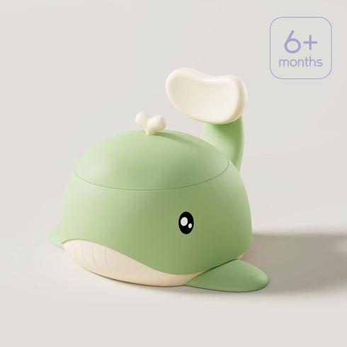 Shinycome Ergonomic Toddler Potty Chair Whale Theme Lightweight & Quick-Clean For Indoor/Outdoor Use Travel-Friendly