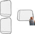 YehVeh 3 Pack Seat Back Protector Clear Plastic Back Seat Cover Waterproof Kick