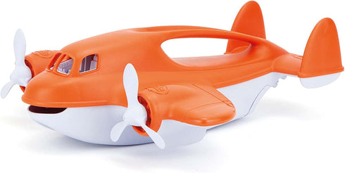 Green Toys Fire Plane, Pretend Play Bath Toy Vehicle, No BPA, Dishwasher Safe, Recycled Plastic, Made in USA