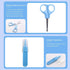 TODAYTOP 10 Pieces/Set Set Nail Clipper Stainless Steel Professional Nail Cutter & Grooming Kits Baby Health Care