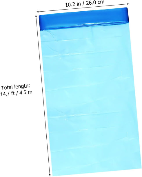 LIFKOME 5pcs Diaper Pail Bags Bin Liners Odor Garbage Bags Diaper Disposal Refills Waste Organizer Easy Replacement