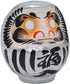 Daruma Doll Handmade in Takasaki, Japan, #1 H4.3-Inch Silver