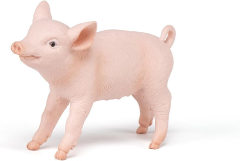 Papo Hand-Painted Farmyard Friends Female Piglet Figurine - 51136 - Collectible for Children 3 Years and Up, Pink