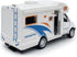 Mini Toy Camper RV Motorhome with Furniture, Pull Back Diecast Model Car for Boys Age 4-6, Birthday Gifts (White)