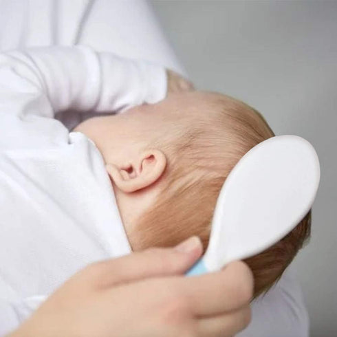 MR LION Set Baby Hair Brush, Cradle Cap Brush, Baby Hair Comb, Baby Hair Brush and Comb for Newborns & Toddlers, Baby
