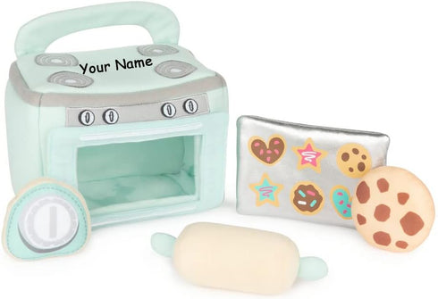 Playset Playset Set 8 Inch GUND Baby Kitchen Baking Plush Soft Crinkle Rattle Toys Baby Play with Custom Name