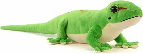 Day Geckos Lizard Plush, 16inch Lifelike Stuffed Animal, Soft Fat Tail Geckos Plushie for Kids