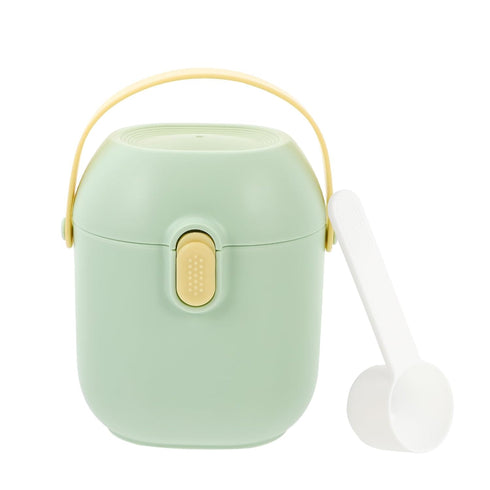 LIOOBO Portable Formula Dispenser Box with Spoon Milk Powder Container for Travel Thickened