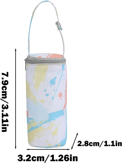 Generic 3.2x2.8x7.9cm Bottle Warmer Tote - Breast Milk Travel Cooler, Portable Nursing Bottle Warmer Bag, Thermal