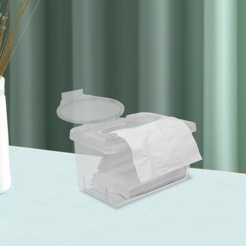 2 Pack 7.67 4.92 4.33 Inches SUPVOX Baby Wipes Dispenser Reusable Wipe Container with Sealed Lid for Moisture Retention