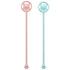 Psdndeww Convenient Baby Milk Powder Stirrer Lovely Stir Stick Mixing Rod with Over-Heat Reminding Silicone Mixing