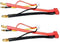 2pcs 4mm Bullet Banana to Female T-Plug - LiPo Battery Lead Wire & JST-XH Balance for 2S 7.4V LiPo Batteries