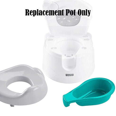 GMP68 Replacement Seat for Sea Me Flush Potty Chair - ~ Replacement Pot ~ Teal Color