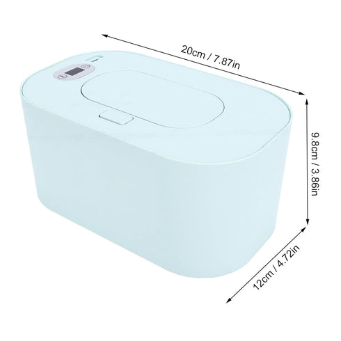 NOENNULL 80pcs Baby Wipe Warmer Adjustable Temperature Large Capacity Travel Wipes Warmer for Wet Tissue