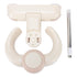 Luocute Baby Bath Stand, Wall Mounted Adjustable Foldable Shower Stand for Toddlers, with Anti Slip Base and Suction