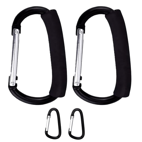 Stroller Hooks for Hanging Bags and Shopping Hanging Purses, Large Stroller Accessories