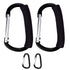 Stroller Hooks for Hanging Bags and Shopping Hanging Purses, Large Stroller Accessories