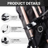 STARRY CITY 50+ Baby Pram Umbrella with Adjustable Universal Clamp,Children Buggy Sun-Proof Parasol with Clip On UPF