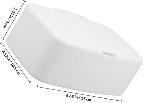Ipetboom 6.69X4.13X2.36In Baby Wipes Dispenser Refillable Wet Tissue Holder with Nonslip Base and Dust Cover Portable