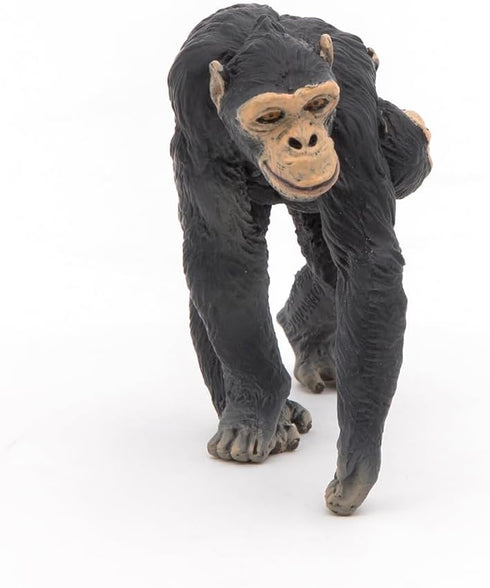 Papo Hand-Painted Chimpanzee and Baby Figurine - Wild Animal Kingdom Collectible for Children
