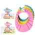 CUCUFA 3PCS Baby Bath Soft Cap Adjustable Soft Bath Cap Shampoo Protection Products for Baby Kids Child Shower baby
