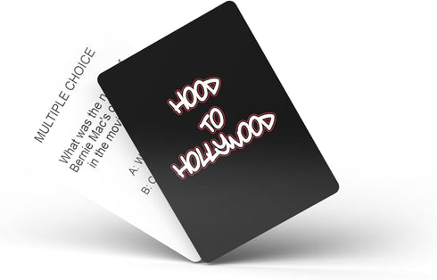 Hood to Hollywood: Epic Black Cinema Trivia Game - Test Your Movie Knowledge with Iconic Lines & Facts, Family Fun for All Ages- Dive into Classic & Current Black-Led Films Explore Iconic Black Cinema