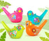 1Pcs Coloured Drawing Water Bird Whistle Musical Toy for Kids Early Learning Educational Gift Instrument