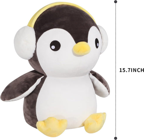 15.7" Cute Big Penguin Plush Soft Hugging Pillow Plushies,Large Penguin Stuffed Animals Toy room decor,Gift for Girls and Boy,Birthday,Valentine,easter