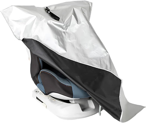 ZIMISI Car Seat Sun Shade Cover, Portable Reflective Infant Automotive Seat Heat Protector