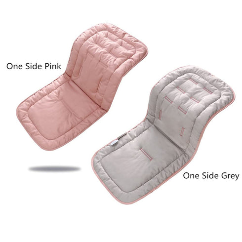 Soft Cotton Toddlers Carseat Insert Cushion Pad, Adjustable Reversible Liner for Stroller Mattress Seat Pad