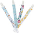 Baby Pacifier Clips, 4 Pack Binky Holder and Leash for Boys and Girls, Universal Fit for Teethers & Toys