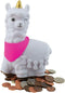 Llamacorn Coin Bank (Coin Holder), Llama Mixed with Unicorn Piggy Bank for Storing Money and Coins