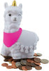 Llamacorn Coin Bank (Coin Holder), Llama Mixed with Unicorn Piggy Bank for Storing Money and Coins